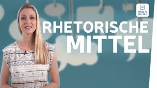 Rhetorische Mittel erkennen I musstewissen Deutsch [upl. by Avah]