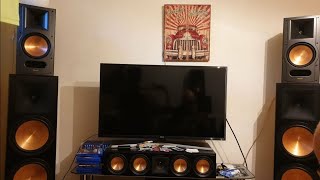 Klipsch RF7 MK3  RP504C  Nubert ATM Soundcheck  Bass Test  Tech N9ne  Low Chopped [upl. by Quinby]