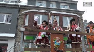 Rosenmontagszug Büllingen 2018  Ostbelgien [upl. by Ailecec797]