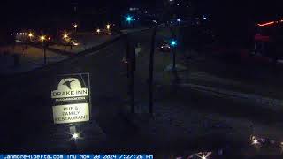 Railway Avenue Livecam Canmore Alberta [upl. by Turrell]