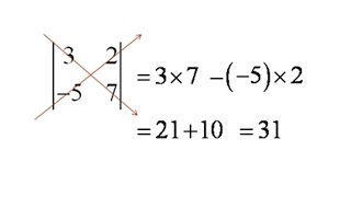 Hallar el determinante de una matriz 2x2 [upl. by Ahsennek]