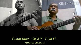 Maytime Guitar Duet  Wanhall  Bay  GuitSiva  Melbays Modern Guitar Method Book Grade1 [upl. by Delcina]