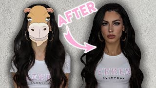 EXTREME Catfishing Makeup Tutorial  Alya Amsden [upl. by Gerald]