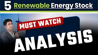 5 Renewable Energy Stock  Renewable Energy Stock analysis [upl. by Deste]