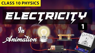 Electricity class 10 Full chapter in animation Part1 NCERT Science chapter 12 [upl. by Gregrory557]