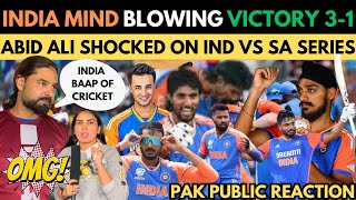 ABID ALI SHOCKED 😳 ON IND VS SA SERIES 31  TILAK VERMA 120  SANJU 104  ARSHDEEP SINGH 320 [upl. by Tarra]