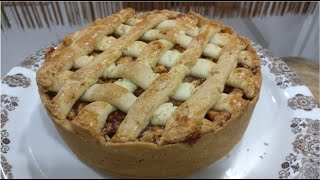 Apple Pie  Eggless Apple Pie  Homemade Apple Pie recipe by Neeta Bagree [upl. by Koorb]