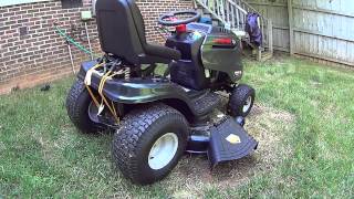 TroyBilt Horse XP 46quot Hydrostatic Riding Lawn Tractor  Product Review [upl. by Olathe]