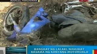 BP Bangkay ng lalaki nahukay kasama ng kanyang motorsiklo sa Rosales Pangasinan [upl. by Ateval]