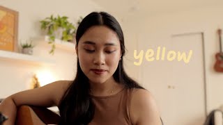 yellow ✨  coldplay cover [upl. by Anaylil]