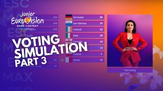 Junior Eurovision 2024  Voting Simulation  PART 33 [upl. by Nylasoj]