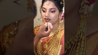 Varkala Bridal Makeup  Hindu Wedding Bridal vikasvksmakeupartist shorts varkala malayaliwedding [upl. by Ragouzis4]