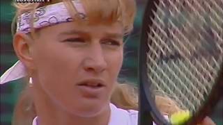 Steffi Graf vs Jana Novotna 1990 RG SF Highlights [upl. by Atneciv848]