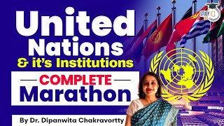 United Nations and its Institutions in 1 Marathon  Organisations  UPSC [upl. by Edris27]