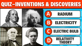 Famous Scientists and Their Inventions  General Knowledge Quiz inventions quiz sciencequiz [upl. by O'Meara995]