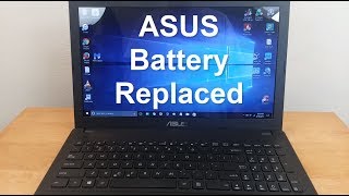 Asus Laptop Battery Removal amp ASUS Battery Replacement  ASUS battery not charging  Easy Fix [upl. by Atazroglam]