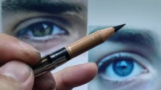 HYPER Realistic EYE Drawing How to Draw Layer Blend Colored Pencil LIVE [upl. by Aia]