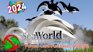 SeaWorld Orlando Florida Walk Thru  Cashless AND 5 UpCharge on EVERYTHING [upl. by Yddor]