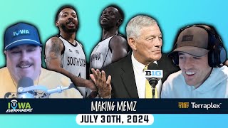 Making Memz Media days in the rearview mirror and Olympic hoops [upl. by Sirromal]