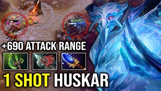 If Theres Huskar Just Pick AA to 1 Shot Him with 690 Attack Range Parasma Chilling Touch Dota 2 [upl. by Ennazzus349]