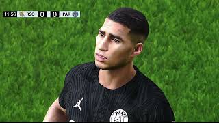 Real Sociedad vs PSG UEFA Champions League 2324 Full Match  VideoGame Simulation PES 2021 [upl. by Ernaldus]