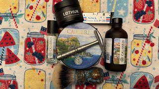 Wet Shaving bbslive milliondollarweek with Gentleman’s Nod Calabria and the Blackland Vector 🔥 [upl. by Hourihan104]