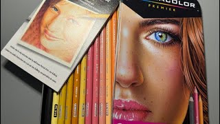 Unboxing Prismacolor Premier Colored Pencils Portrait Set 24 Pack [upl. by Meadows]