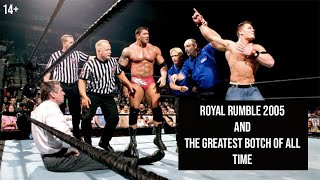 Royal Rumble 2005  The Greatest BOTCH of All Time [upl. by Rosenberger]