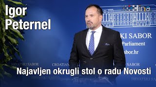 Sabor Peternel najavio okrugli stol s Željkom Markić [upl. by Euqirat]