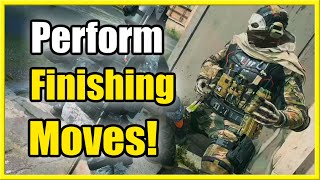 How to do a FINISHING MOVE in COD MODERN WARFARE 2 Easy Method [upl. by Yggep852]