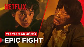 Yusuke’s First Battle with a Yokai  Yu Yu Hakusho  Netflix Philippines [upl. by Nalra]