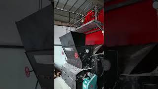 10ton biomass fired chain grate steam boiler [upl. by Savihc972]