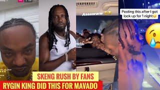 Rygin King Just SHOCK Mavado After This Happen Skeng RUSHED By Fans Jaydenn amp Police [upl. by Eetak]