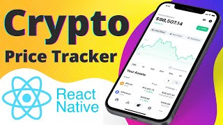 Lets build a CRYPTO Price Tracker with React Native step by step tutorial🔴 [upl. by Yerffoj]