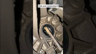 Axle seal replacement  drive shaft seal leak  Gear oil leakage  baleno oil leakage sealaxle [upl. by Niahs967]