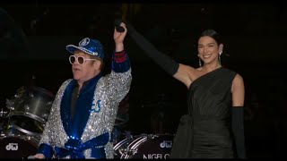 Dua Lipa amp Elton John  Cold Heart Live Performance Farewell from Dodgers Stadium 2022 HD [upl. by Garland]