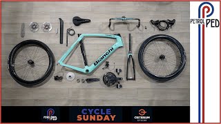 Bianchi Oltre XR4 with Super Record EPS  Ultimate Bike Build step by step  Cycle Sunday S2 Ep1 [upl. by Tnayrb]