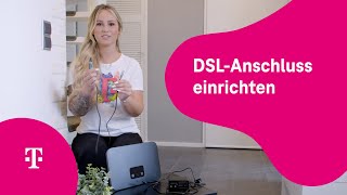 Telekom DSLAnschluss schnell und einfach einrichten [upl. by Eylhsa]