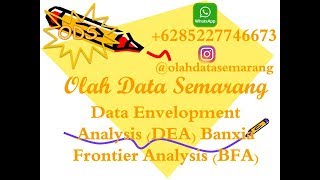 Data Envelopment Analysis DEA Banxia Frontier Analysis BFA [upl. by Aiekram73]