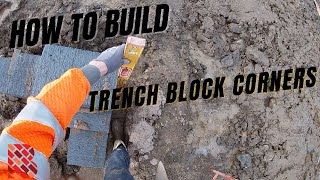 Bricklaying  Trench Block Corner [upl. by Divadnhoj128]