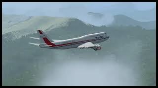 Boeing 7478i visit Wellington Intl NZWN  FSX [upl. by Coster]