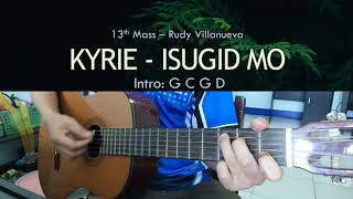 Isugid Mo  Rudy Villanueva  Guitar Chords [upl. by Woothen]