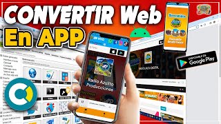 Convertir Cualquier Página WEB en un Aplicativo Móvil APP  Android  ✅ appcreator24 [upl. by Llesig]