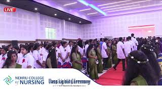 NEHRU COLLEGE OF NURSING  Lamp Lighting amp Passing out Ceremony [upl. by Algy752]