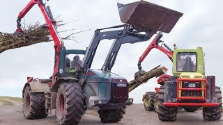 Moderne Forstmaschinen im Einsatz 😮 2x WF Trac im Einsatz [upl. by Bowie]