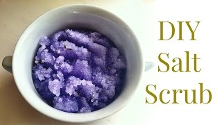 DIY SaltSugar Scrub [upl. by Ylrad226]