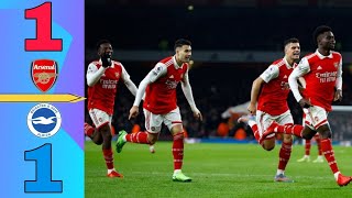 Arsenal vs brighton 11 Premier league 202425 Football highlights Arsenal brighton [upl. by Ilana316]