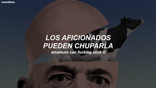 Bo Burnham  Bezos I Español  Lyrics  tell us why show us how [upl. by Elpmet]