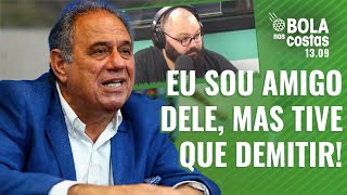 DENIS ABRAHÃO FALA SOBRE VAGNER MANCINI  Cortes do Bola  13092024 [upl. by Lukash]