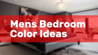 Mens Bedroom Color Ideas [upl. by Ardnaed63]